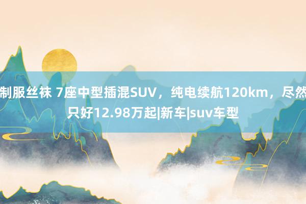 制服丝袜 7座中型插混SUV，纯电续航120km，尽然只好12.98万起|新车|suv车型