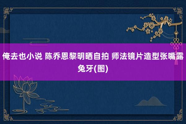 俺去也小说 陈乔恩黎明晒自拍 师法镜片造型张嘴露兔牙(图)